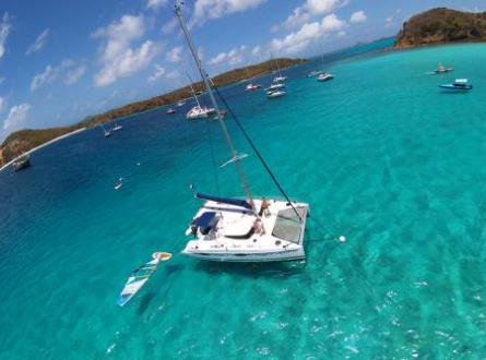 Fountaine-Pajot Mahé 36 evolution  aerial view