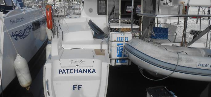 Fountaine-Pajot Mahé 36 evolution back